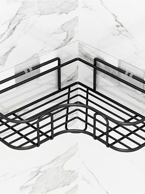 Preowned Shower Caddy Kitchen/ Bathroom Storage Rack -does not come w/ stickers